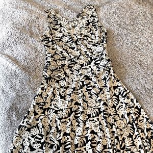 The Limited Black White Dress women’s size small